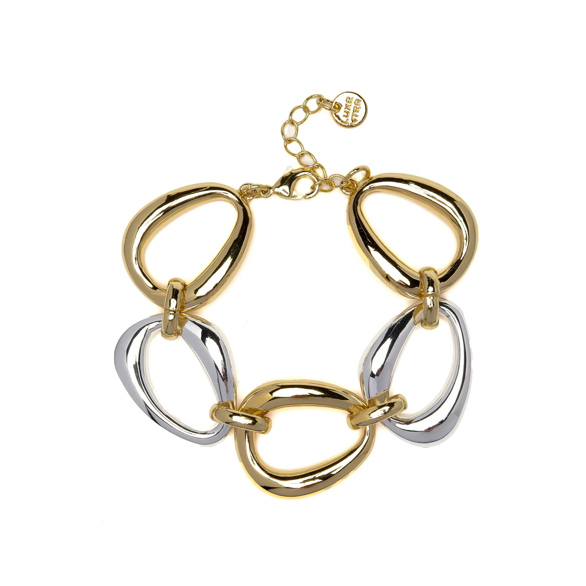 Pulsera acabado en rodio - Hous – vista 3
