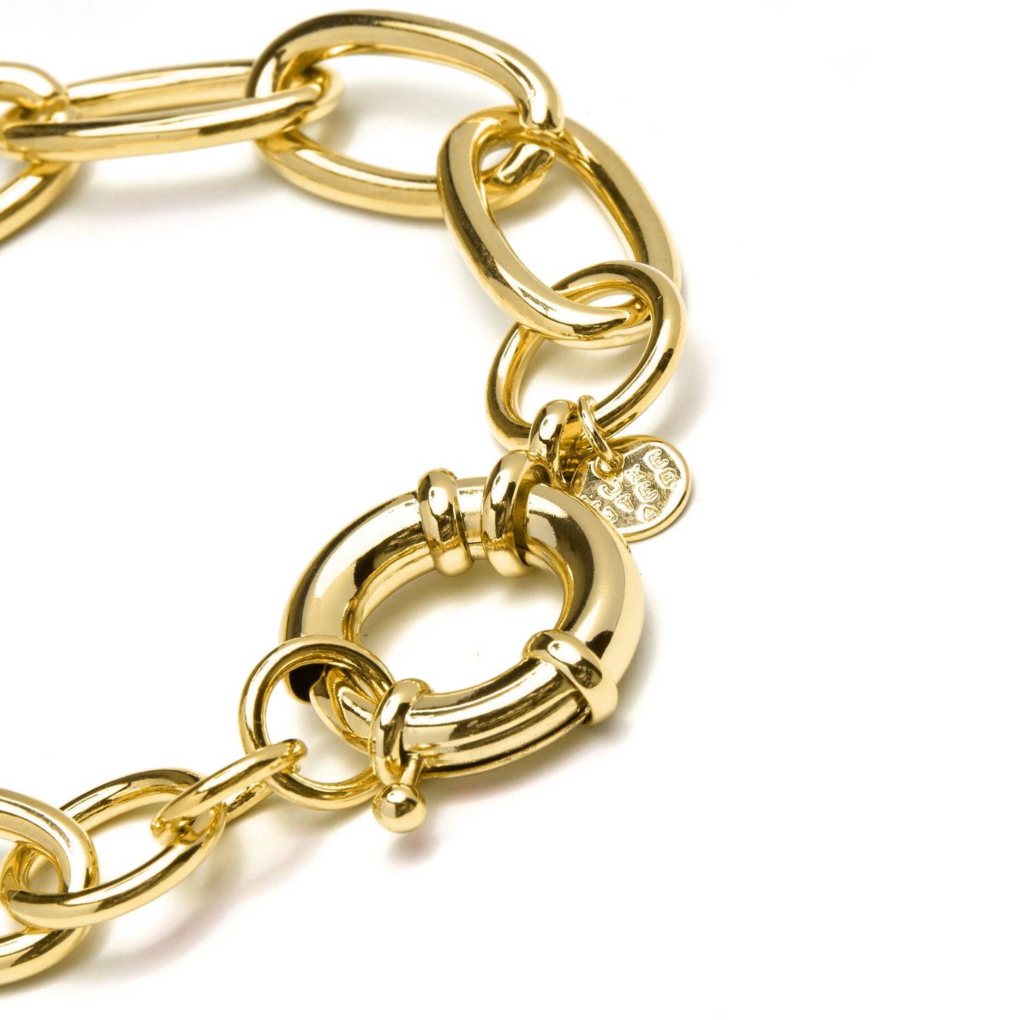 Pulsera acabada en oro amarillo 18K - Nelo