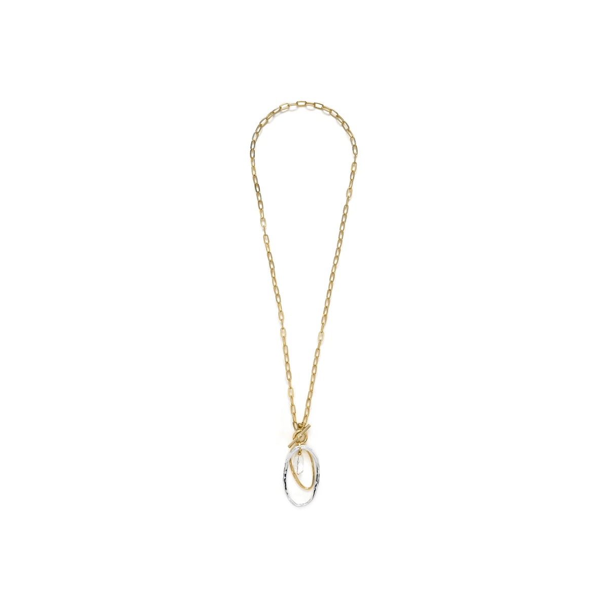 Collar de Perla Blanca acabado en oro amarillo 18k - Belefi – vista 3