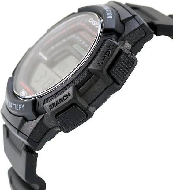 Casio WS-1800-1AVEF, vista lateral sobre fondo blanco