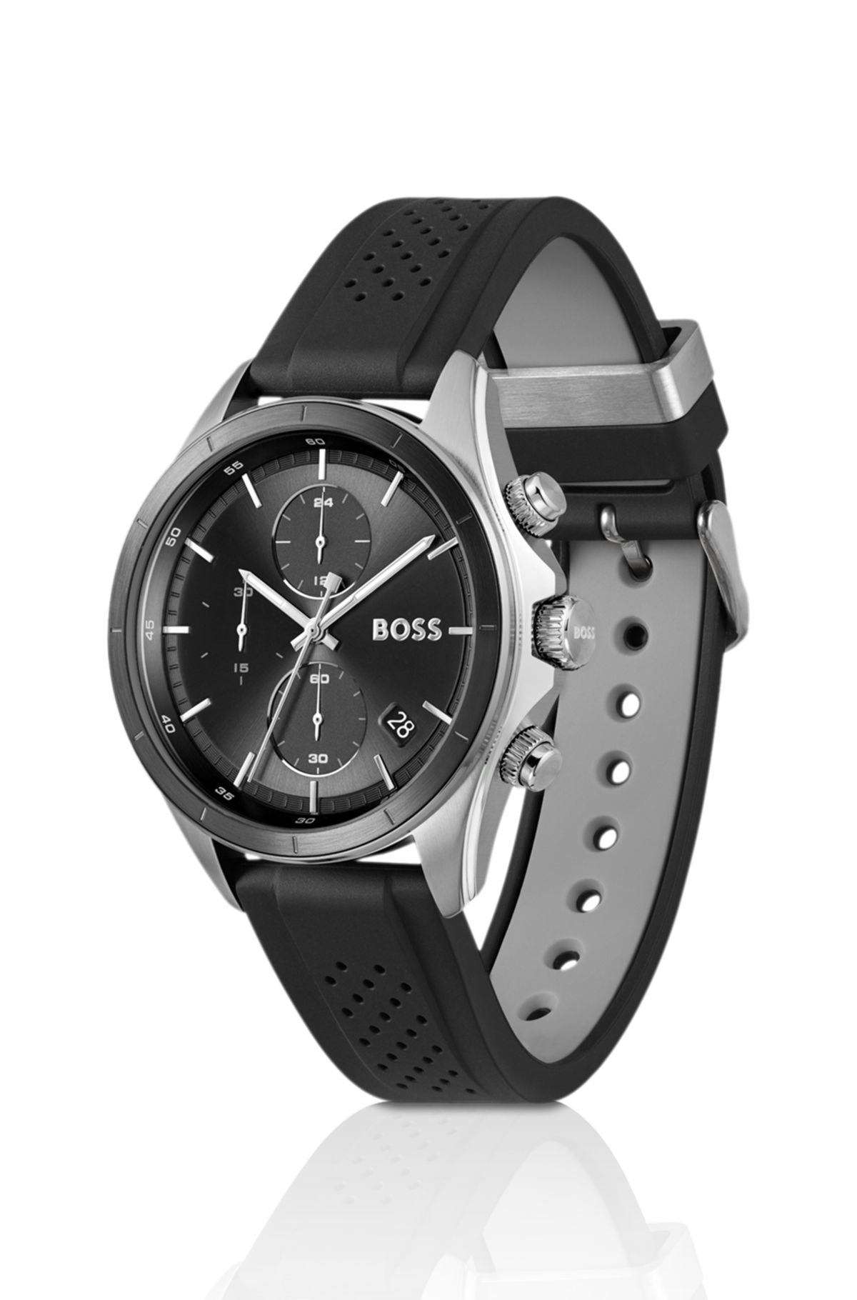 Reloj BOSS Bossletic 1514334 - vista lateral con fondo blanco
