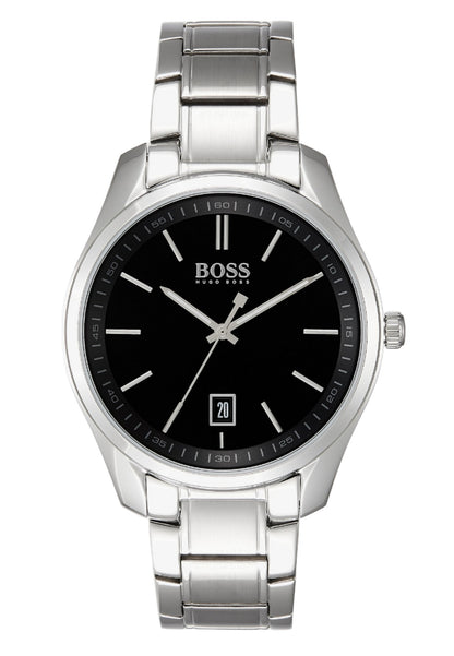 Reloj Hugo Boss Circuit con diseño unicolor y cierre deployante tipo mariposa