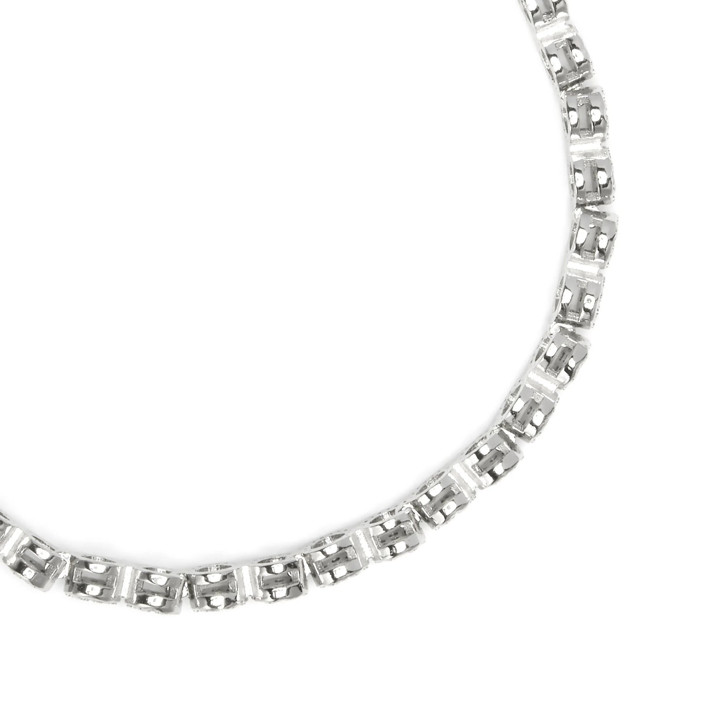 Pulsera de Plata de Ley 925 y Circonita Brillante acabado en oro amarillo 18k - Mailu