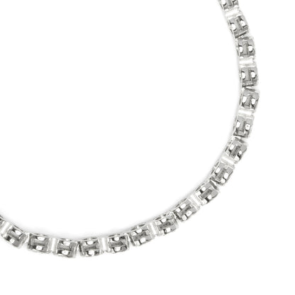 Pulsera de Plata de Ley 925 y Circonita Brillante acabado en oro amarillo 18k - Mailu