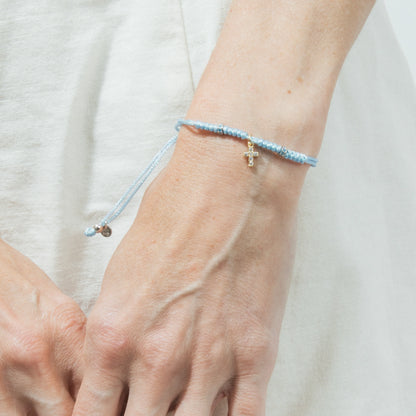 Pulsera de Plata de Ley 925 y Circonita Multicolor acabado en oro amarillo 18k - Modry