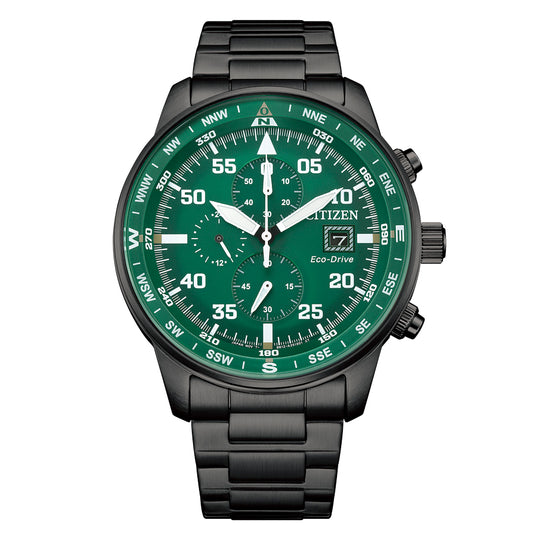 Reloj Citizen Eco Drive Aviator Crono CA0885-54X