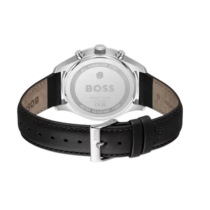 Reloj Boss de hoimbre Stratus cronógrafo de piel