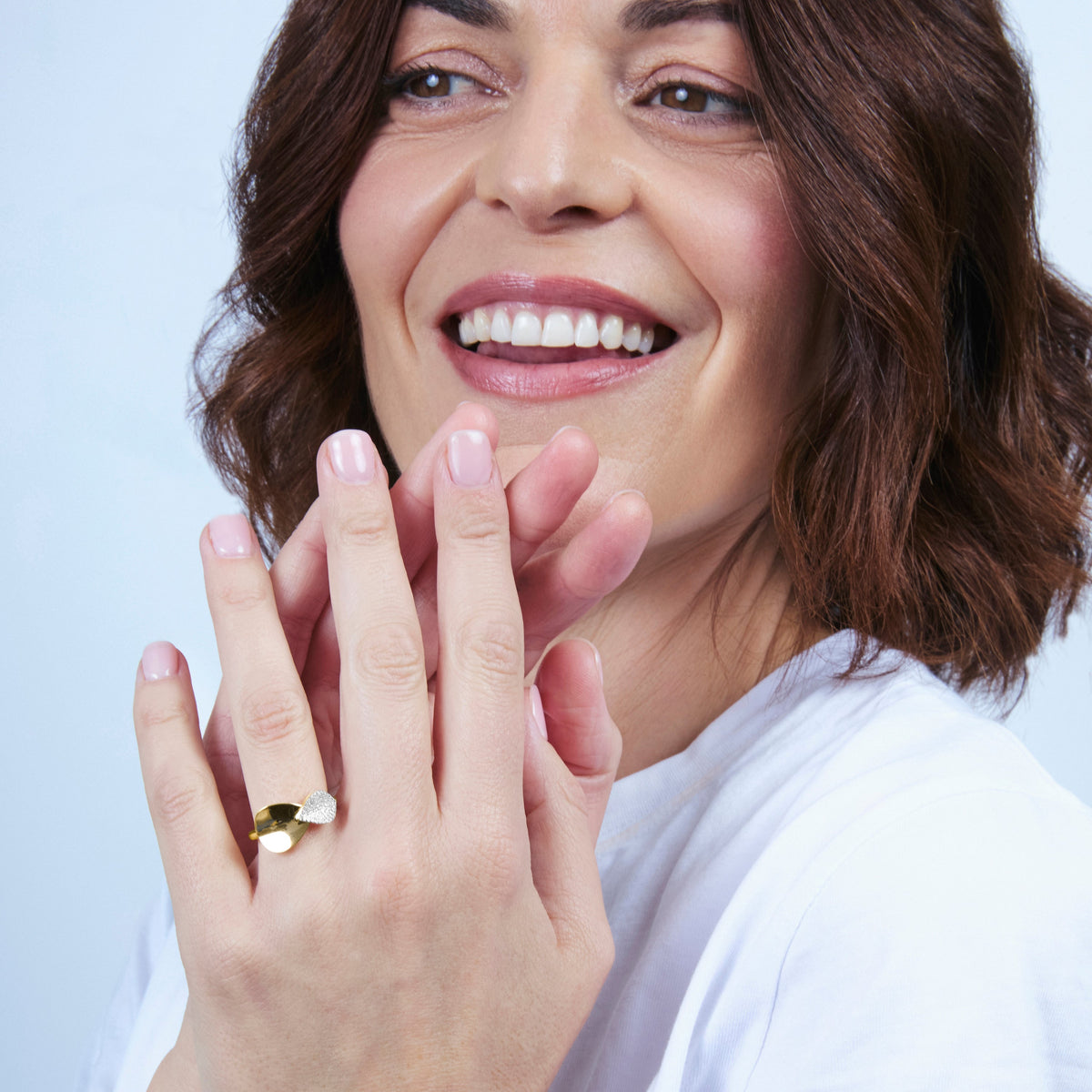 Anillo Luxenter Ofaw T2373Y00 - puesto en modelo