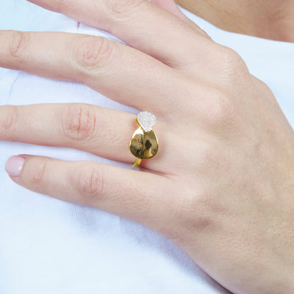 Anillo Luxenter Ofaw T2373Y00 - detalle puesto en la mano