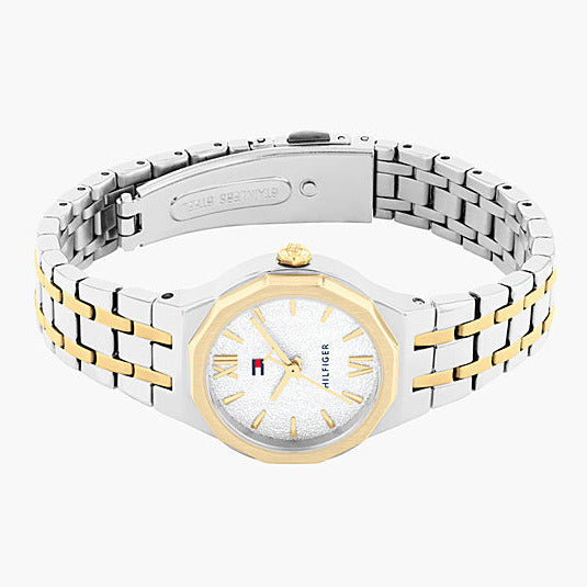 Reloj Tommy Hilfiger acero bicolor con esfera nacarada