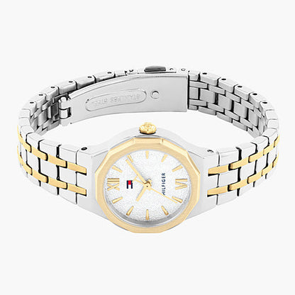 Reloj Tommy Hilfiger acero bicolor con esfera nacarada