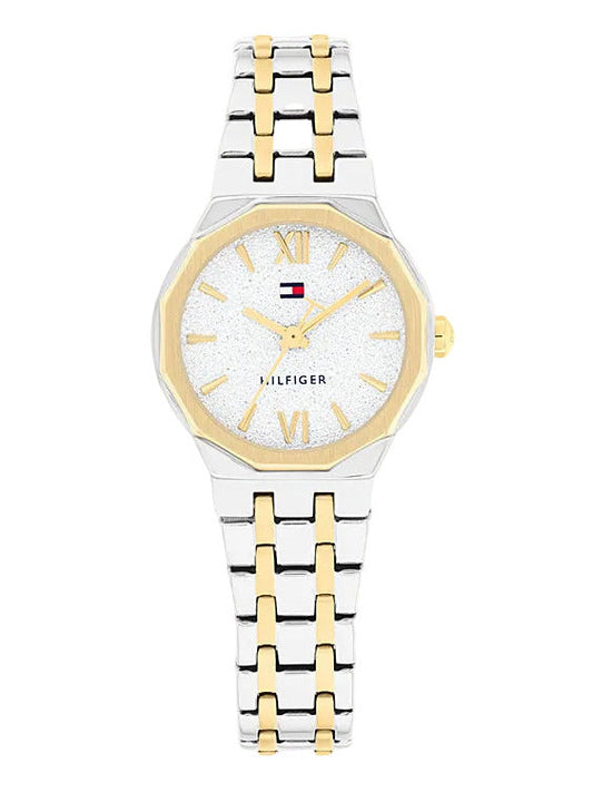 Reloj Tommy Hilfiger acero bicolor con esfera nacarada