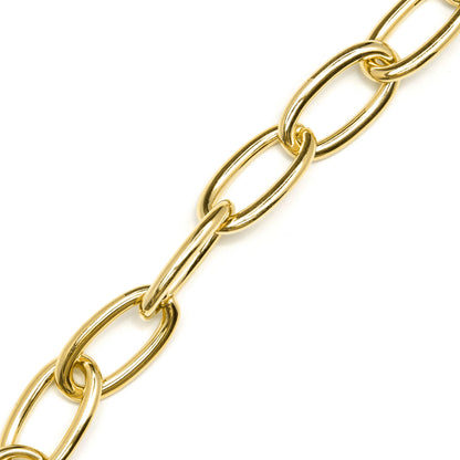 Pulsera acabada en oro amarillo 18K - Nelo