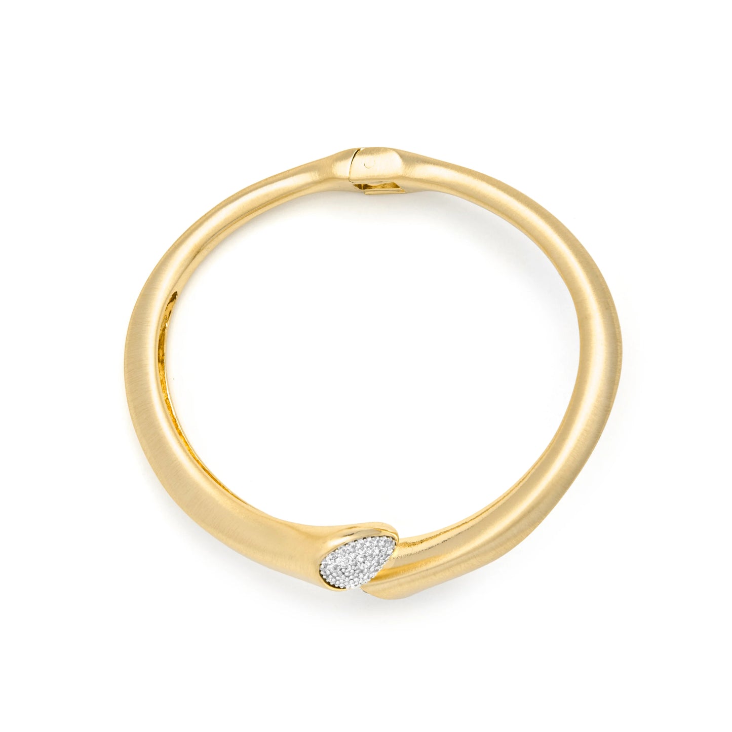 Pulsera de Circonita Brillante acabado en oro amarillo 18k - Leito