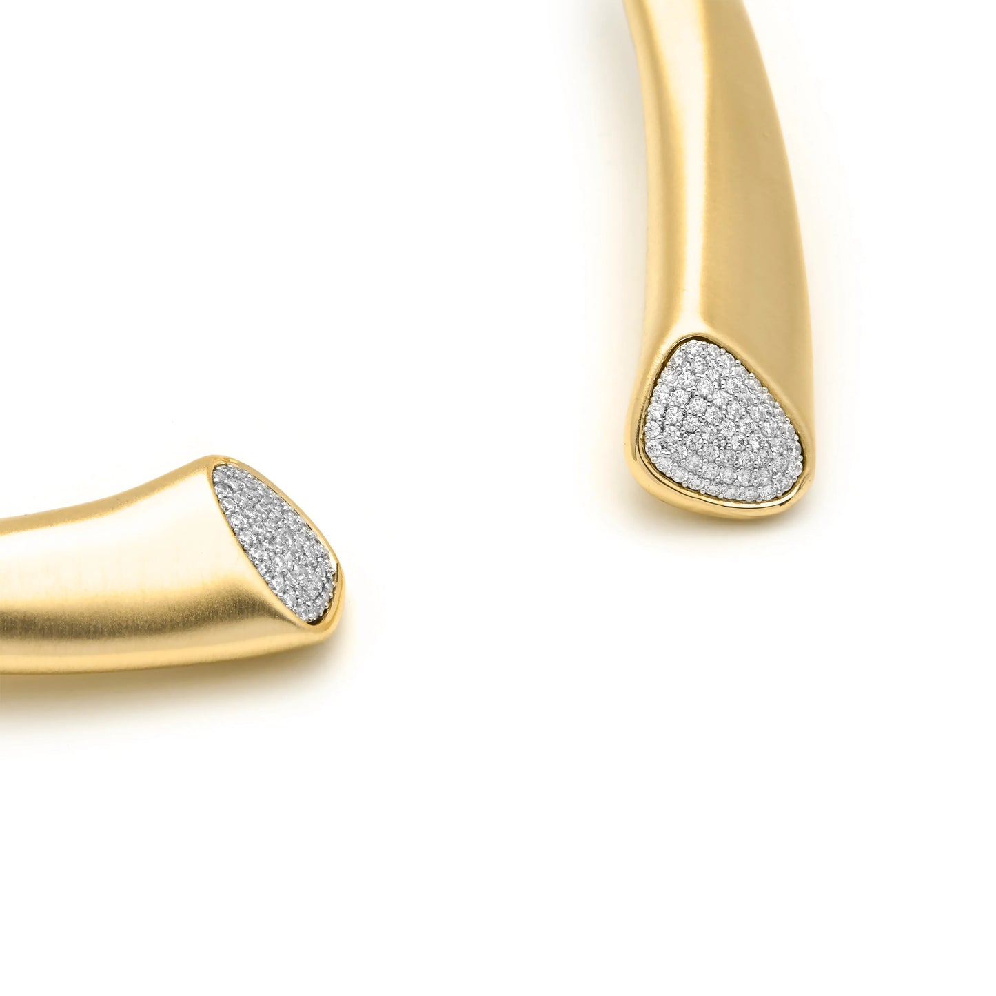 Collar de Circonita Brillante acabado en oro amarillo 18k - Leito