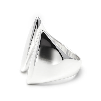 Anillo acabado en rodio - Yaslah