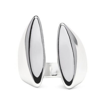 Anillo acabado en rodio - Yaslah