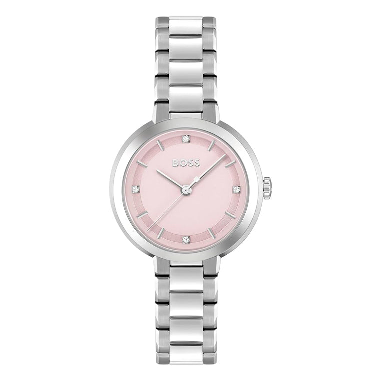 Esfera del reloj Hugo Boss Sena 34 mm para mujer con movimiento de cuarzo y cristal resistente al rayado