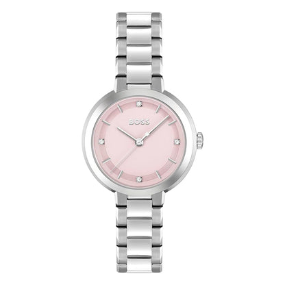 Esfera del reloj Hugo Boss Sena 34 mm para mujer con movimiento de cuarzo y cristal resistente al rayado