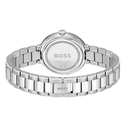 Detalle del reloj Hugo Boss Sena 34 mm para mujer con correa elegante y cierre seguro