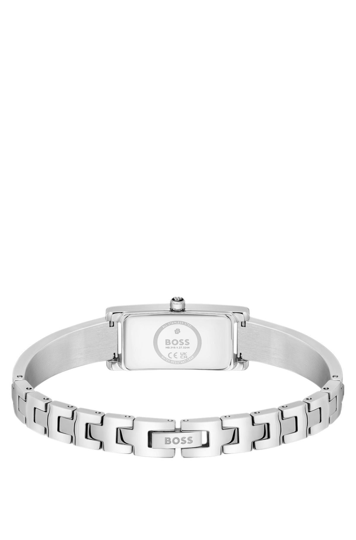 Reloj BOSS Lucy Allure 1502856, vista trasera sobre fondo blanco