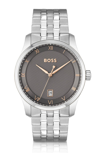 Reloj BOSS Principle 1514116, vista frontal sobre fondo blanco