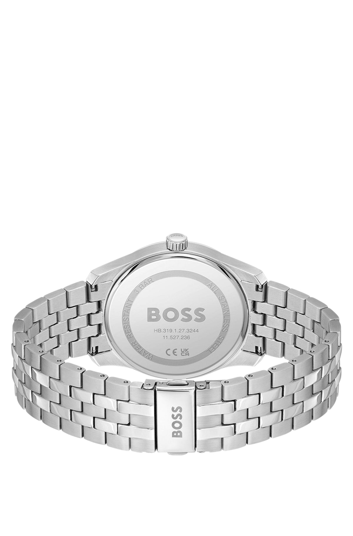 Reloj BOSS Principle 1514116, vista trasera sobre fondo blanco