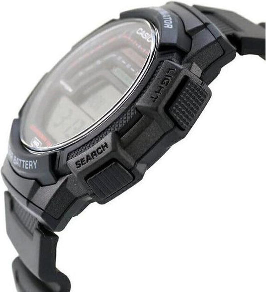 Casio WS-1800-1AVEF, vista lateral sobre fondo blanco