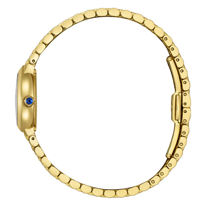 Reloj Citizen EX1552-59A dorado, detalle de esfera y corona