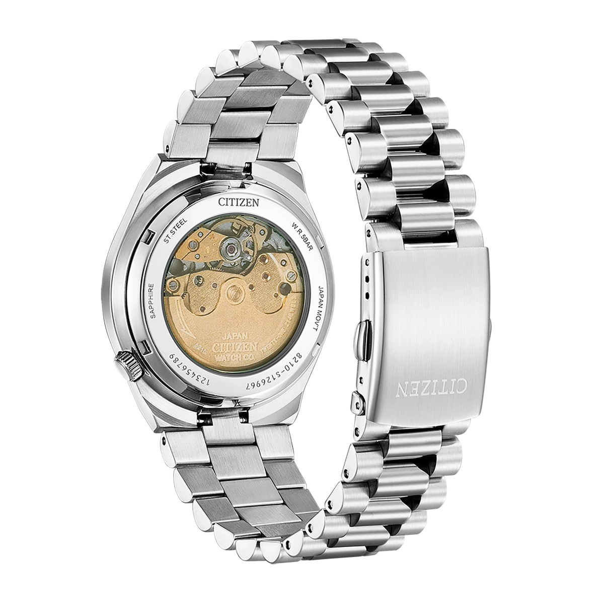 Citizen Tsuyosa NJ0150-81E, vista trasera
