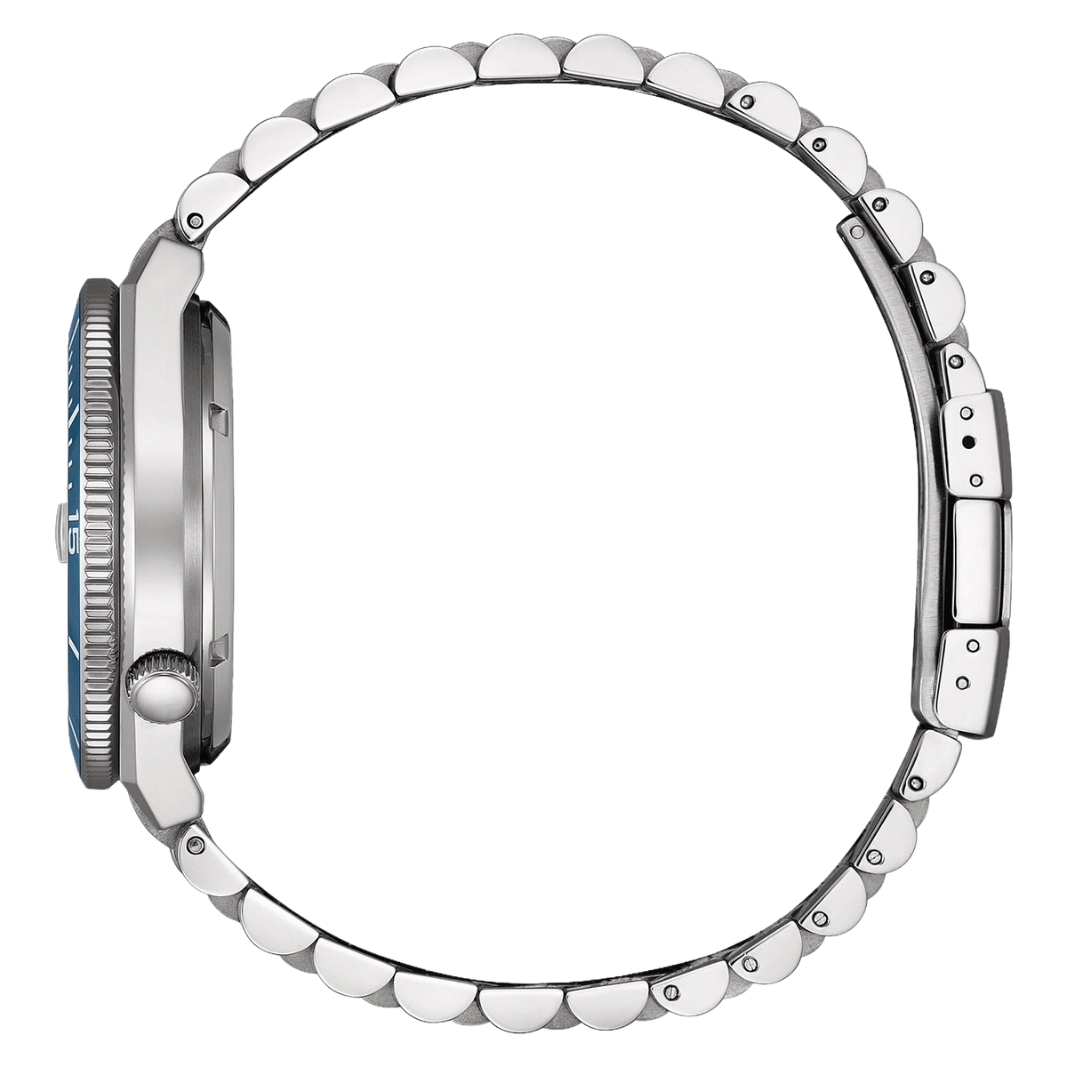 Vista lateral del reloj Citizen Tsuyosa Shore NJ0231-56L