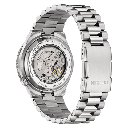 Parte trasera del Citizen Tsuyosa Shore NJ0231-56L con movimiento automático visible