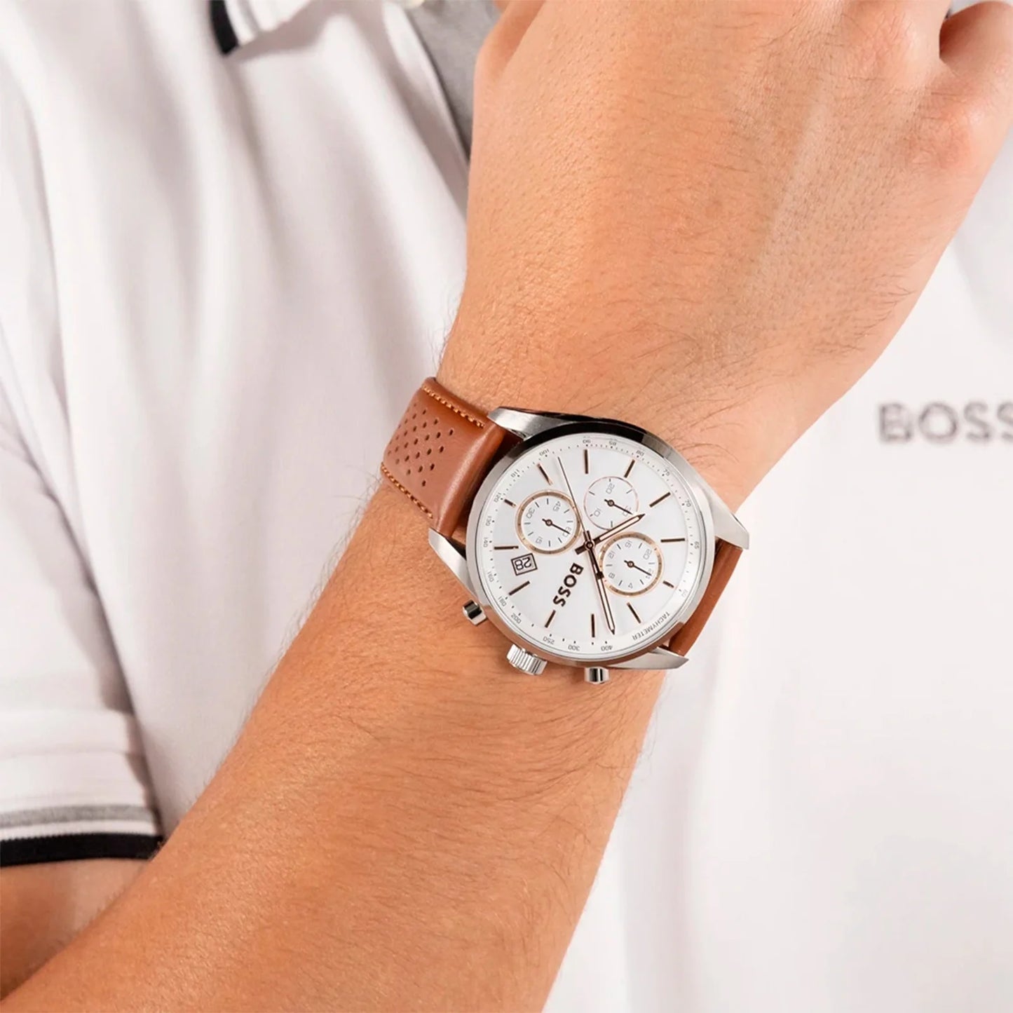 Reloj Hugo Boss Grand Prix Correa Marron