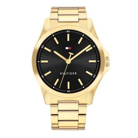 Reloj Tommy Hilfiger Dorado y Negro