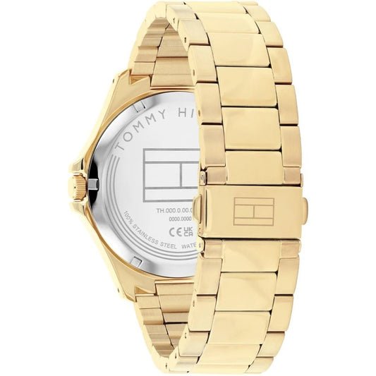 Reloj Tommy Hilfiger Dorado y Negro