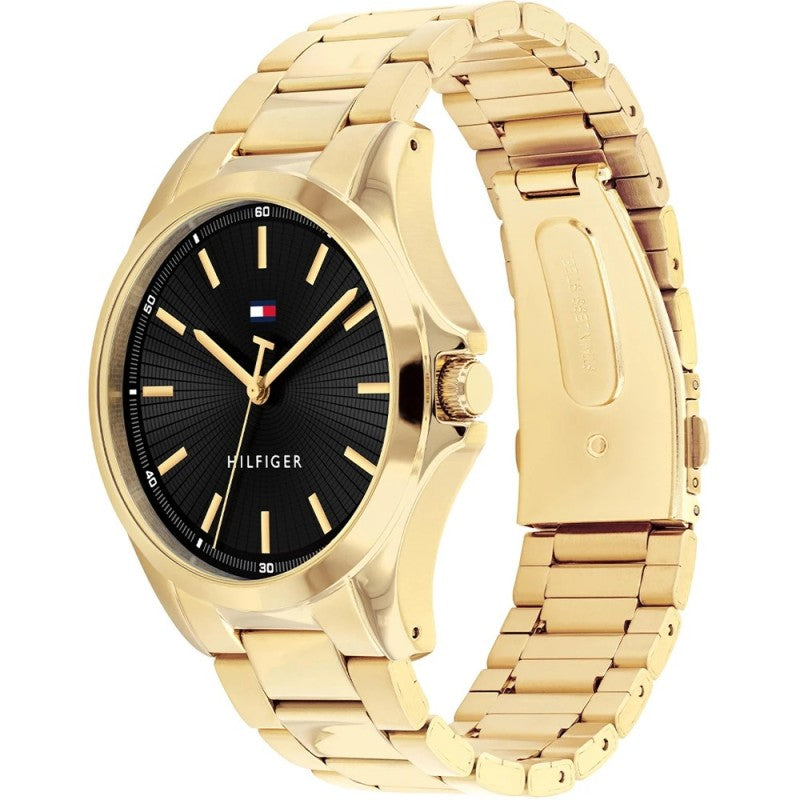 Reloj Tommy Hilfiger Dorado y Negro
