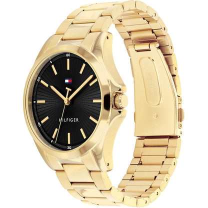 Reloj Tommy Hilfiger Dorado y Negro