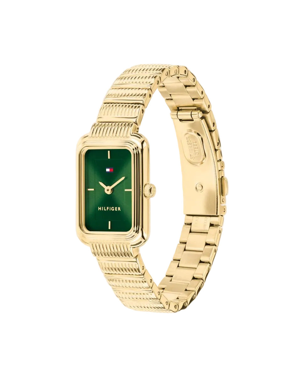 Reloj Tommy Hilfiger Daisy 1782934 dorado y esfera verde, vista de producto 2