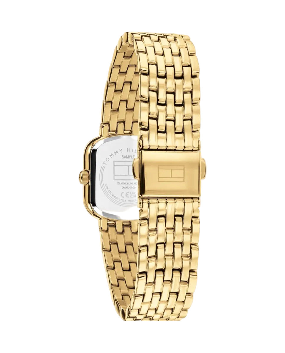 Reloj de mujer Tommy Hilfiger Abby 1782923 dorado con esfera champán y bisel con cristales, vista 3